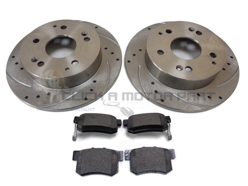Rear drilled grooved brake - rear,