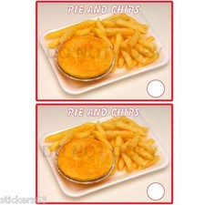 Pie chips fish shop - pie,