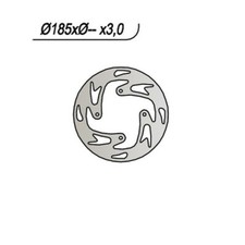 FRONT BRAKE DISC NG 649 GAS