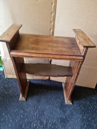 Antique oak prayer - prayer, lecturn