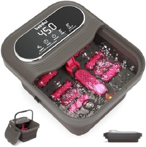 Collapsible foot spa and - collapsible,