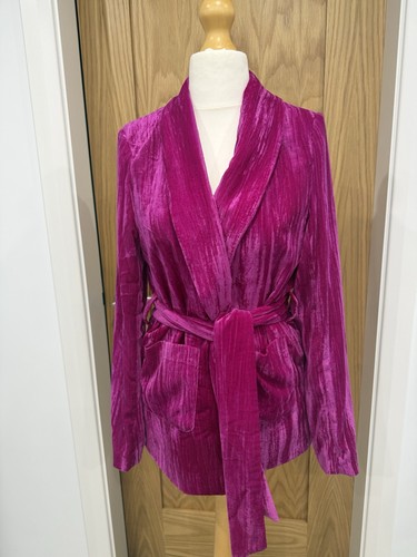 Nasty gal pink velvet - velvet, belted