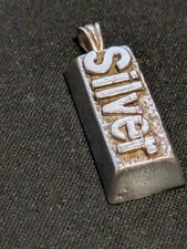 Sterling Silver Ingot Shaped