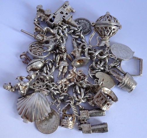 Vintage heavy solid - , silver