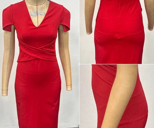Lipsy neck red - red, dress