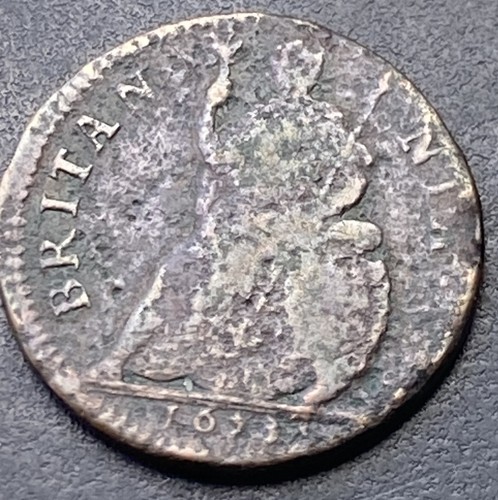1673 charles farthing - ii,