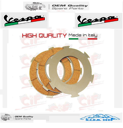 Cork clutch discs for - vespa, ts