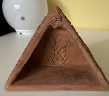 Nativity Scene Christmas Manger Barn Display backdrop Vintage Terracotta  Super 