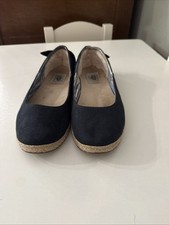 UGG Black Canvas Perrie Back