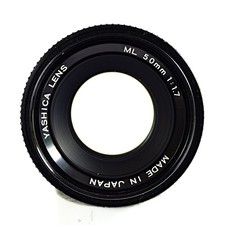 Yashica ML 50mm f/1.7 camera lens - Contax/Yashica mount