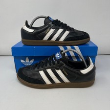 Adidas Samba OG Trainers UK 7.5 Core Black Cloud White Gum Originals Shoes