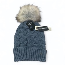 O'NEILL Cable Knit Beanie Hat Wool Blend Ribbed Turn Up Winter Warm  £19.99