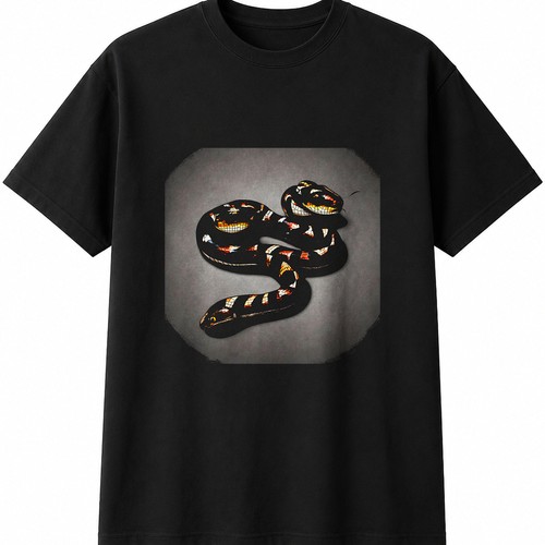 Milk snake paper detailed mens - detailed,