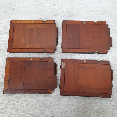 Vintage wooden film plate - film,