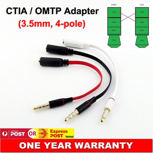 5mm trrs pole plug ctia - 3.5mm,