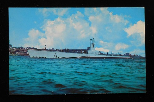 1950s submarine uss - submarine, corsair