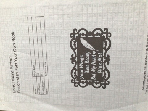 Book folding pattern your - book,