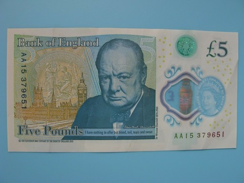 Serial new five - new, pound