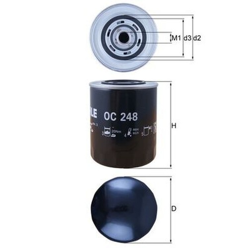 Oil filter for - daily, mk3