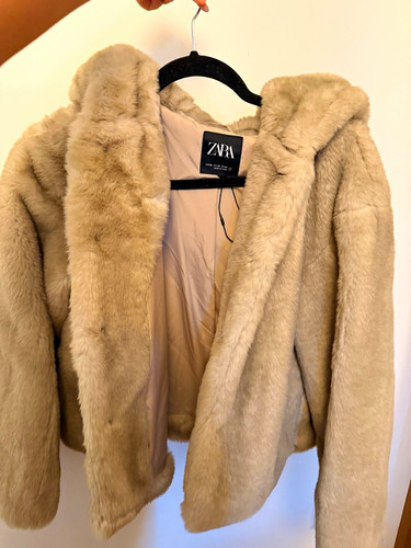 Zara women beige faux - women’s,