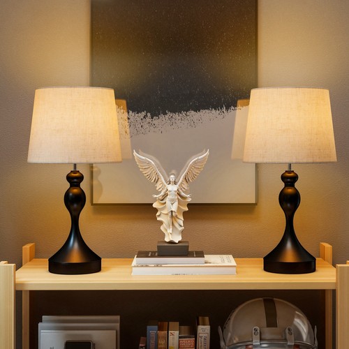 Homcom table lamps set - set, of