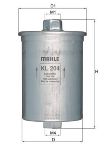 Fuel filter mahle fits - mahle,