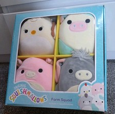 Squishmallow Farm Squad box set Belana  Jason, Peter & Charity Squishmallows