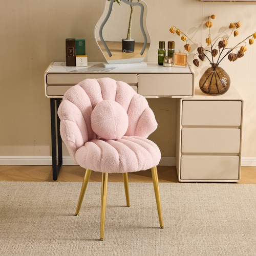 Shell shaped vanity chair - shell-shaped,
