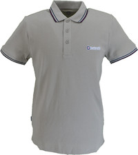 Lambretta Stone Retro Target Logo 100% Cotton Polo Shirts