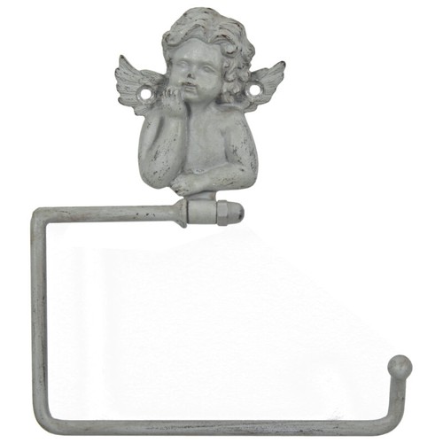 Grey cherub loo toilet - toilet, roll
