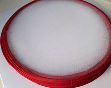 25 White Tulle Circles with a