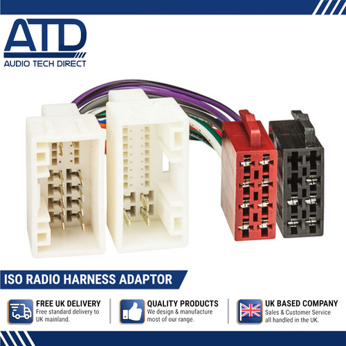 Iso radio adaptor for hyundai - iso,