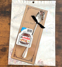 My Nutella SPOON Gift Set Sachet Of Chocolate Spread Brown Carded Novelty Quirky