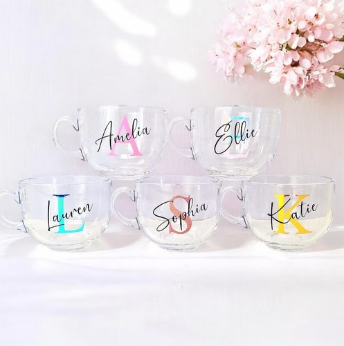 Personalised glass mug - glass,