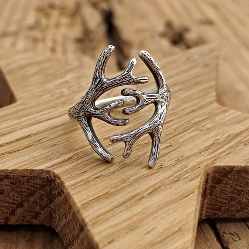 Stag deer antler ring - stag,