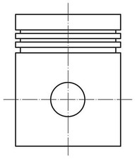 Piston Fits Ford Capri Consul