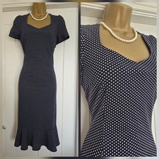 Vintage 1940s 1950s Style Navy