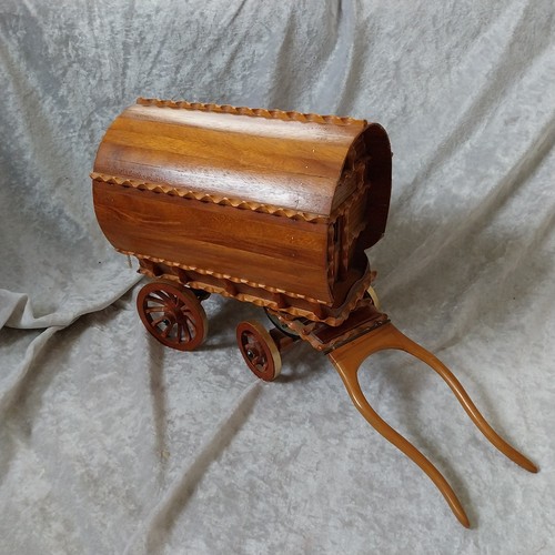 Vintage wooden gypsy wagon - vintage,