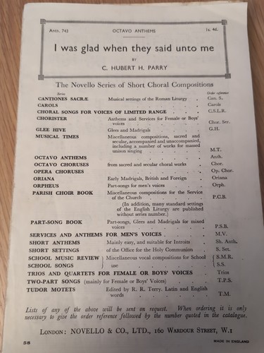 Was glad when they said - when,