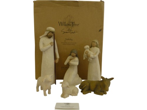 Willow tree nativity - nativity, set