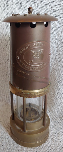 Vtg antique miners - miners, lamp