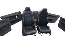 AUDI TT 8J3 (2007) BLACK LEATHER INTERIOR SEATS & DOOR CARDS