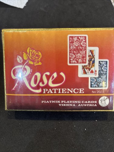 Piatnik rose patience cards - rose,