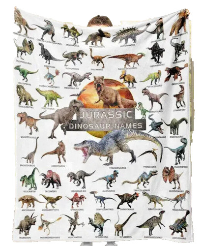 Jurassic dinosaur blanket 1pc - jurassic, blanket,
