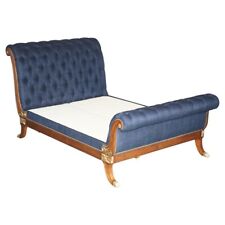 EXQUISITE LIMITED EDITION RALPH LAUREN RUE ROYALE CHESTERFIELD TUFTED SLEIGH BED