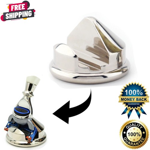 Chrome shaving razor stand - chrome,