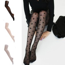 Polka Dot Tights Sheer Spots Spotty Pantyhose Long Tights Stockings Socks