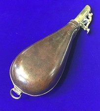 Dixon   leather  shot   flask.