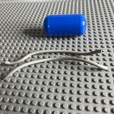 GENUINE LEGO TECHNIC PNEUMATIC BLUE AIRTANK AIR TANK with grey tubes