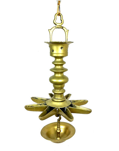 Antique 1880s brass - , hanging